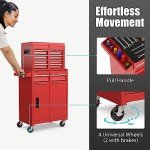 5-Drawer Rolling Tool Chest with Lockable Wheels