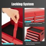 5-Drawer Rolling Tool Chest with Lockable Wheels