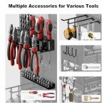 Power Tool Organizer with Charging Station & Rack