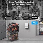 Power Tool Organizer with Charging Station & Rack