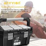 Anyyion 17-Inch Rugged Toolbox with Removable Tray