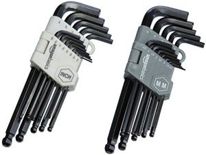 Hex Key Allen Wrench Long Arm Set, 26 Pieces