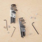 Hex Key Allen Wrench Long Arm Set, 26 Pieces