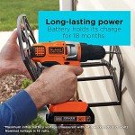 BLACK+DECKER 20V MAX Cordless Drill and Light