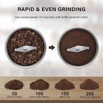 Electric Herb and Spice Grinder with Removable Bowl