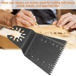 5-Pack 65mm High Carbon Steel Multi Tool Blades