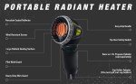 Mr. Heater 4000 BTU Golf Cart Heater with Safety