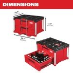 Milwaukee 2-Drawer PACKOUT Tool Box 48-22-8442