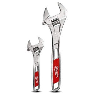 2-Piece Adjustable Wrench Set, 150mm & 250mm