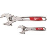 2-Piece Adjustable Wrench Set, 150mm & 250mm