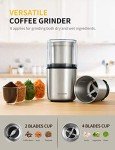 SHARDOR Electric Coffee and Spice Grinder, Silver