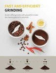 SHARDOR Electric Coffee and Spice Grinder, Silver