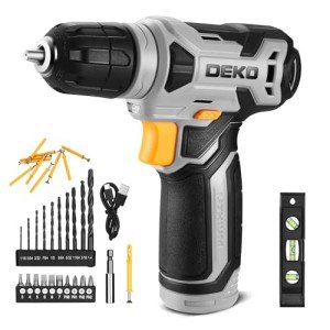 DEKOPRO 8V Cordless Drill & 42-Piece Accessory Set