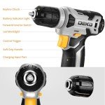 DEKOPRO 8V Cordless Drill & 42-Piece Accessory Set