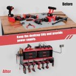 Wall Mount Power Tool Organizer with Charging Station