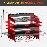 HOMECOR Wall-Mount Power Tool Organizer with Charging Station