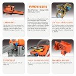 PROYAMA 62CC 2-Cycle Gas Powered Chainsaw, 22 Inch 18 Inch Handheld Cordless Petrol Chain Saw for Tree Wood Cutting