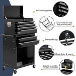 8-Drawer Rolling Tool Box with Lock and Wheels