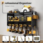 Power Tool Wall Organizer with Charging Station