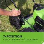 Greenworks 40V 19" High Wheel Lawn Mower