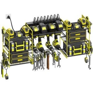 Green Power Tools Wall Mount Organizer Rack