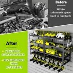 Heavy Duty Power Tool Organizer with Drill Holder