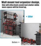 Large Power Tools Organizer with Charging Station