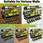 Heavy Duty Power Tool Organizer with Drill Holder