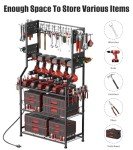 Large Power Tools Organizer with Charging Station