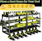 Heavy Duty Power Tool Organizer with Drill Holder