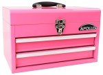 Apollo Tools 14-Inch Pink Steel Tool Box