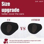 Metog Polar Fleece Winter Ear Muffs - Black