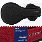 Metog Polar Fleece Winter Ear Muffs - Black