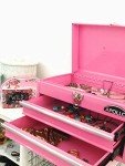Apollo Tools 14-Inch Pink Steel Tool Box