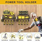 Power Tool Organizer - Wall Mounted Drill Holder