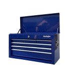 6-Drawer Portable Metal Tool Chest - Blue
