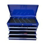 6-Drawer Portable Metal Tool Chest - Blue