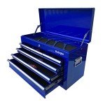 6-Drawer Portable Metal Tool Chest - Blue