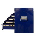 6-Drawer Portable Metal Tool Chest - Blue