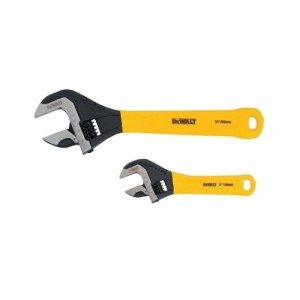 Dewalt Dip Grip Adjustable Wrench Set - 2 Pack