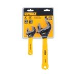Dewalt Dip Grip Adjustable Wrench Set - 2 Pack