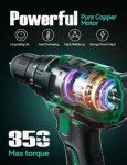 Cordless Hammer Drill Kit with Screw Bits