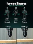 Cordless Hammer Drill Kit with Screw Bits