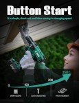 Cordless Hammer Drill Kit with Screw Bits