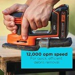 BLACK+DECKER 20V MAX Sheet Sander BDCMS20C