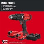 CRAFTSMAN V20 Cordless Hammer Drill Kit with Batteries