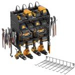 Modular Power Tool Organizer with Charging Station