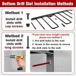 Wall-Mount Power Tool Organizer with 7 Drill Holders