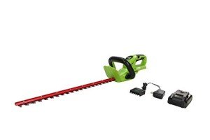 Greenworks 24V Cordless 22" Hedge Trimmer with Battery