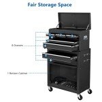 Tuffiom 8-Drawer Rolling Tool Chest with Lock